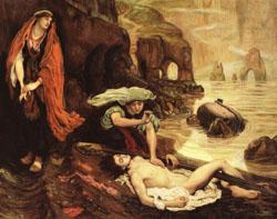 Don Juan Discovered by Haydee, Ford Madox Brown